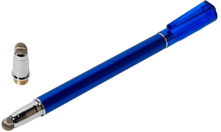 ミヨシ 先端交換式タッチペン 導電繊維タイプ ブルー STP-L01/BL