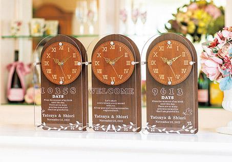 贈呈用 MU・SU・BU 3つの時計 TI001 内祝い 結婚式 記念品 プレゼント 内祝 出産内祝い