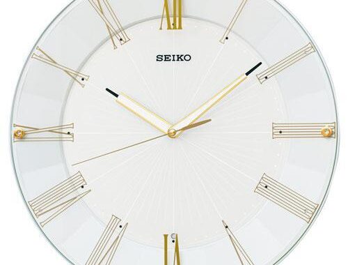 セイコー SEIKO KX214H（白パール） 電波掛け時計
