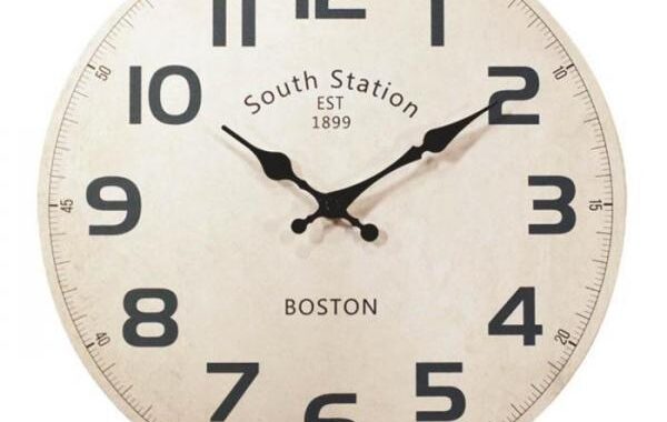 【 BOSTON 】オールドルック ウォールクロックキーストーン 壁掛け時計 key stone 通販 雑貨 ウォールクロック 時計 壁掛け アナログ時計 おしゃれ 子供部屋 リビング 掛け時計 ビンテージ風 カジュアル かっこいい ブランド グッズ インテリア